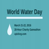 World Water Day | U-Pick Water Games for Charity Banner